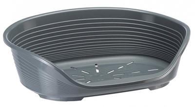 FERPLAST Cestino Siesta Deluxe 4 - 61,5x45x21,5 cm - Grigio scuro - Per cani e gatti