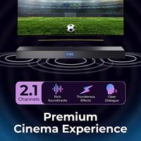 Philips B8405/10 SoundBar met Draadloze Subwoofer (2.1-Kanaals, Bluetooth, 240 W, Dolby Atmos, HDMI eARC, Compatibel met DTS Play-Fi, Spraakassistenten, Laag Design) - 2020/2021 Model - thumbnail