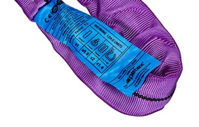 Petex 47201224 Rondstrop Werklast (WLL): 1 t Violet EN 1492-1 DIN 1492-1