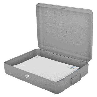 Documentenkist pavo 370x280x90mm donkergrijs
