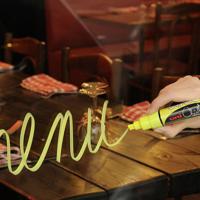 Uni-Posca Chalk marker, lijndikte 8 mm, lichtblauw, 1 stuk - thumbnail