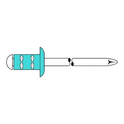 Gesipa Blindklinknagel | klinknagelschacht d x l 4 x 10 mm | RVS | 75 stuks - 1464827 1464827 Gesipa Blindklinknagel | klinknagelschacht d x l 4 x 10 mm | RVS | 75 stuks - 1464827 1464827