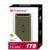 Transcend ESD380C 1 TB Externe SSD harde schijf USB-C, USB-A Groen TS1TESD380C - thumbnail