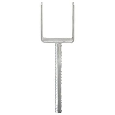 Grondankers 6 st 8x6x30 cm gegalvaniseerd staal zilverkleurig Grondankers 6 st 8x6x30 cm gegalvaniseerd staal zilverkleurig