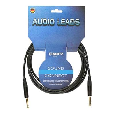 Klotz B3PP1K0300 Gebalanceerde jack-jack audiokabel 3 meter