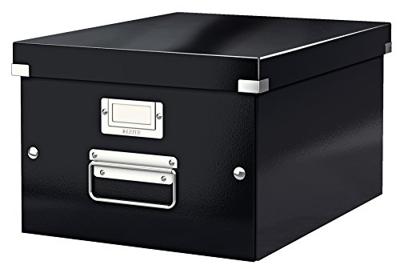 Leitz WOW opbergdoos Click & Store, ft A4, zwart