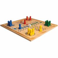 Clown Games 9-in-1 spellendoos hout - thumbnail