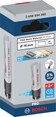 Bosch Accessoires PRO Multi Material PC Plus gatzaag | 16 mm - 2608594365 Bosch Accessoires PRO Multi Material PC Plus gatzaag | 16 mm - 2608594365