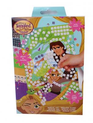 Slammer mozaïekkunst Disney Tangled 3-delig