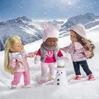 Corolle roze snowboots voor poppen, 36cm - thumbnail