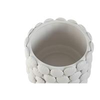 Vaas Home ESPRIT Wit Keramiek Mediterrane 22 X 22 X 17,5 cm - thumbnail