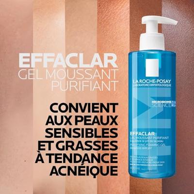 La Roche-Posay - LRP Effaclar Purifying Foaming Gel Gezichtsverzorging 400 ml - thumbnail