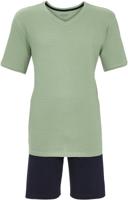 Katoenen heren shortama groen - thumbnail