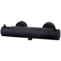 Wiesbaden Caral Cool Touch Thermostatische Douchemengkraan - Mat Zwart - thumbnail