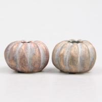 Kaarsenstandaard pompoen 7,5x7,5x5cm - thumbnail
