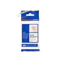 Brother TZe-N201 Labeltape ongelamineerd Tapekleur: Wit Tekstkleur: Zwart 3.5 mm 8 m - thumbnail