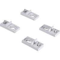 Fibox WMKQ10S Wandhouder Grijs-wit (RAL 7035) 1 set(s) - thumbnail