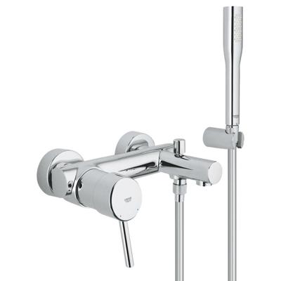 Grohe Concetto badkraan met doucheset Chroom