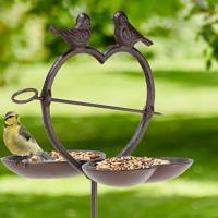 HI Vogelvoederhuisje 92 cm bruin - thumbnail