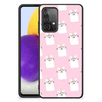 Samsung Galaxy A72 (5G/4G) Dierenprint Telefoonhoesje Sleeping Cats - thumbnail