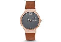 Horlogeband Skagen SKW2395 Leder Bruin 18mm - thumbnail