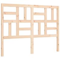 Bedframe met hoofdbord massief hout - thumbnail