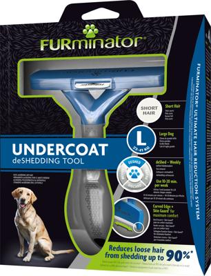 FURminator Undercoat DeShedding Tool hond kort haar L