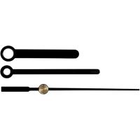 Creativ Company Wijzers, gatgrootte 4+6 mm, zwart, 1 set - thumbnail