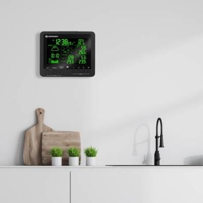 BRESSER 5-in-1 Professional Weather Center met 256 kleurenweergave (zwart)