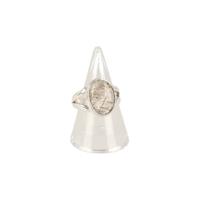 Zilveren Ring met Rutielkwarts (Model 2) - thumbnail