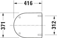 Closetzitting Duravit Starck 3 Vital Met Deksel Wit Duravit - thumbnail