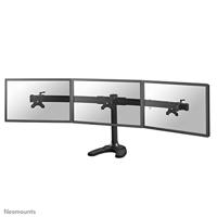 Neomounts FPMA-D700DD3 Monitorvoet 3-voudig 25,4 cm (10) - 68,6 cm (27) Zwart In hoogte verstelbaar, Zwenkbaar, Kantelbaar - thumbnail