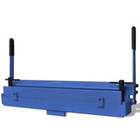 VidaXL Metalen plaat vouwmachine 450 mm - thumbnail