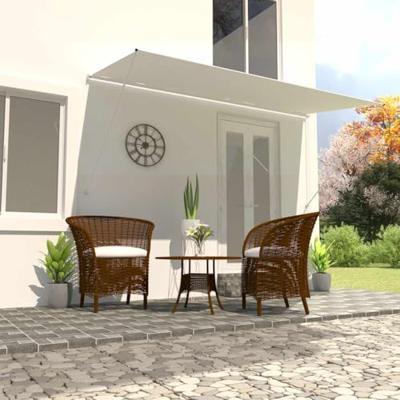 VidaXL Luifel uittrekbaar 400x150 cm crème