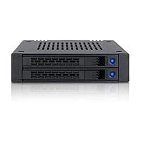 Icy Dock MB742SP-B 2x2,5 SATA mobile rack voor externe 3,5 - thumbnail