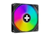 Xilence XF083 PC-ventilator Zwart (b x h x d) 12 x 2.5 x 12 cm Incl. LED-verlichting - thumbnail