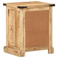 Nachtkastje 40x35x50 cm massief mangohout - thumbnail