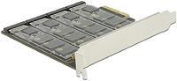 DeLOCK PCI Express Card > 4 x internal M.2 Key B RAID raid-kaart - thumbnail