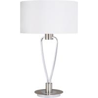 LED Tafellamp Mat Nikkel - E27 Fitting - Aluminium Tafelverlichting - thumbnail