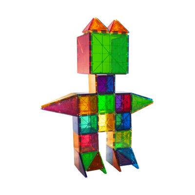 Magna-Tiles Clear Colors 100 stuks Magna-Tiles Clear Colors 100 stuks