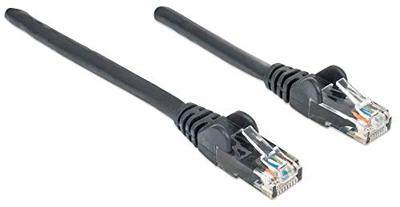 Intellinet 730419 RJ45 Netwerkkabel, patchkabel CAT 6 U/UTP 20.00 m Zwart 1 stuk(s)
