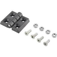 Basetech Kunststof scharnier 53 x 44 x 8 mm 53 mm 1 stuk(s) - thumbnail