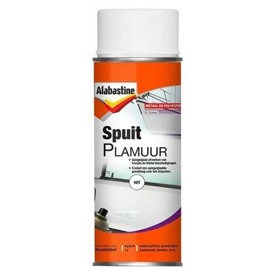 Spuitplamuur wit 400 ml - Alabastine