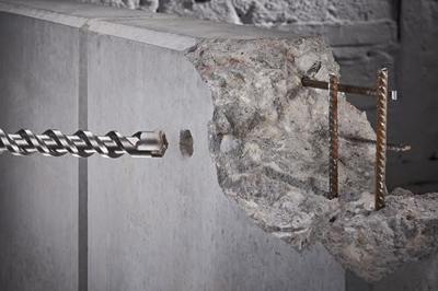 Wolfcraft Betonboor | "Professional 4-cut" | Hardmetaal-voorzien | SDS-plus | Ø6,5mm | 1 stuk - 7440000