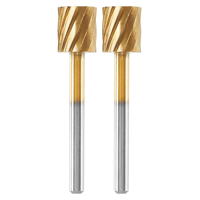 Set van 2 Dremel Max 115 frezen voor zeer duurzaam snelstaal - ø 7,8 mm cilindrisch - thumbnail