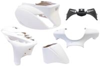 Edge Plaatset 5-delig voor piaggio zip-sp vanaf bouwjaar 2000 - mat wit - thumbnail