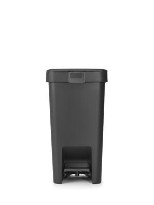 Brabantia stepup pedaalemmer 10 liter dark grey Brabantia stepup pedaalemmer 10 liter dark grey