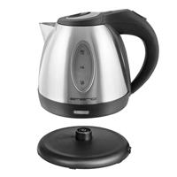 EMERIO WK-108079 Waterkoker Snoerloos Aantal/Volume: 1.2 l Zwart, RVS - thumbnail