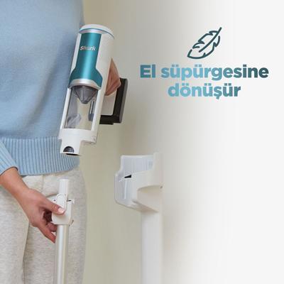 SHARK BU3521EU - Snoerloze steelstofzuiger - 181 W - Automatisch legen - 3 zuigstanden