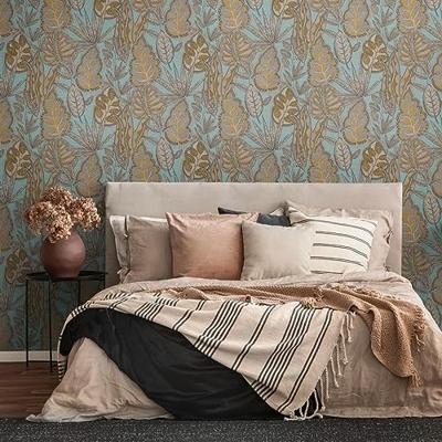 Livingwalls Famous Garden - Licht Blauw - Planten - 393464